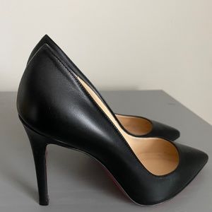 Black Kate Louboutin 100mm Heels